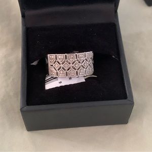 !!MOVING SALE! EVERYTHING MUST GO!! Diamond Geometric Statement Ring